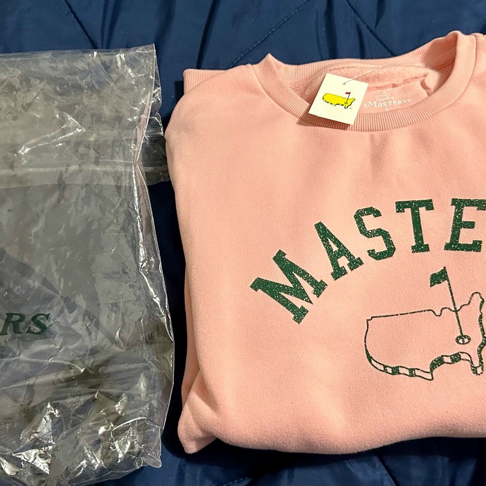 Masters Pink and Green Sweatshirt